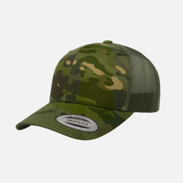 Camo Snapback Trucker Hat