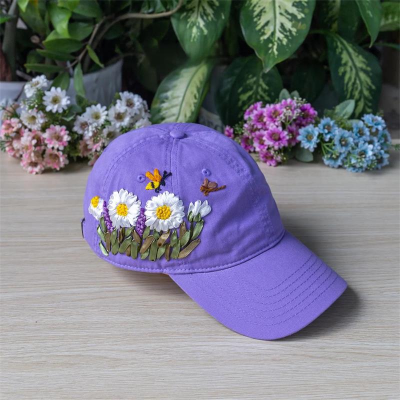 Flowered Baseball Cap Flowered Baseball Cap