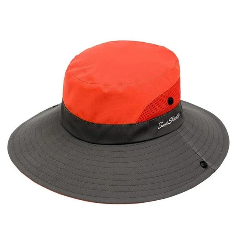Ponytail Sun Hat With Uv Protection