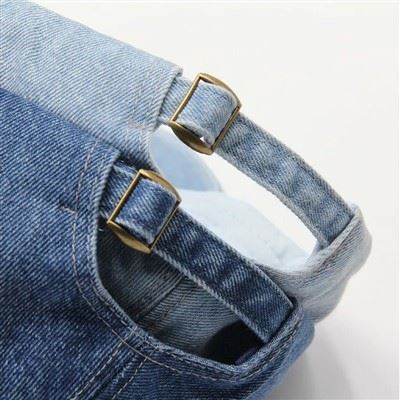 Washed Denim Baseball Cap Washed Denim Baseball Cap