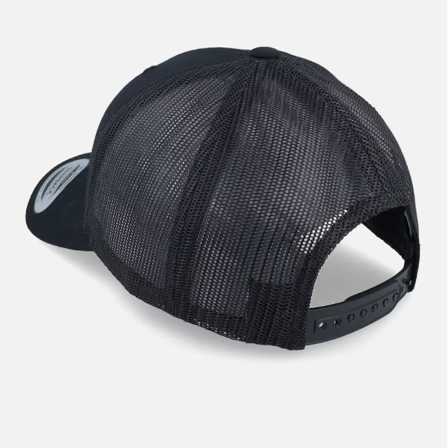 Vintage Black Snapback Trucker Hat