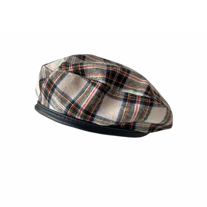 Winter Plaid Beret Winter Plaid Beret
